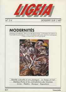 N° 3-4, OCTOBRE 1988/MARS 1989 - DOSSIER : MODERNITÉS