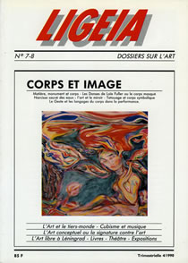 N° 7-8, OCTOBRE/DÉCEMBRE 1990 - DOSSIER : CORPS ET IMAGE