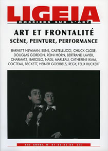 N° 81-84, JANVIER-JUIN 2008 - DOSSIER : ART ET FRONTALITÉ