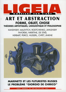 N° 89-92, JANVIER-JUIN 2009 - DOSSIER : Art et Abstraction